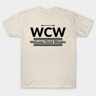 WCW, Christian design, typography, and motivational T-Shirt